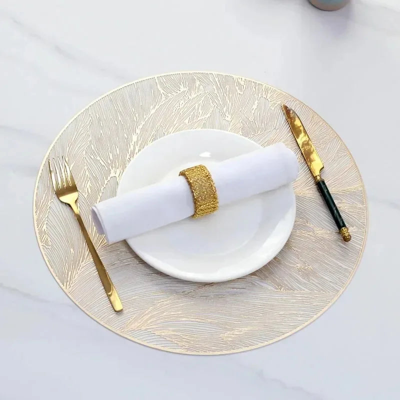 Light Luxury PVC Placemat Set