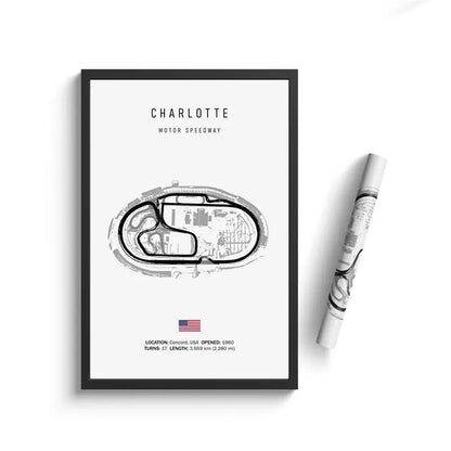 Vintage F1 Circuit Canvas Print
