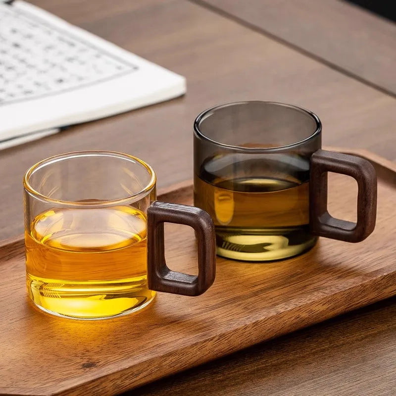 Large-Capacity Borosilicate Glass Drinking Cup – Single-Layer