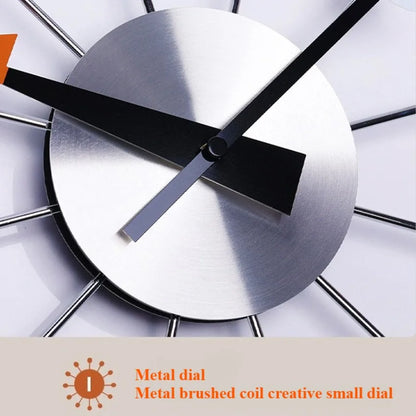 13-Inch Silent Pop-Color Modern Wall Clock