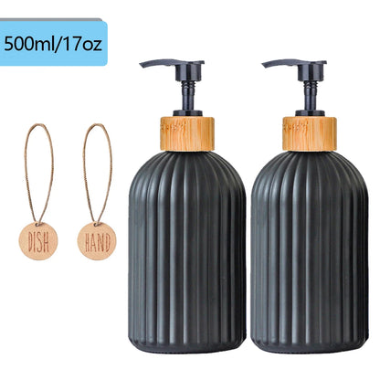 Soap Dispenser Bottle Set