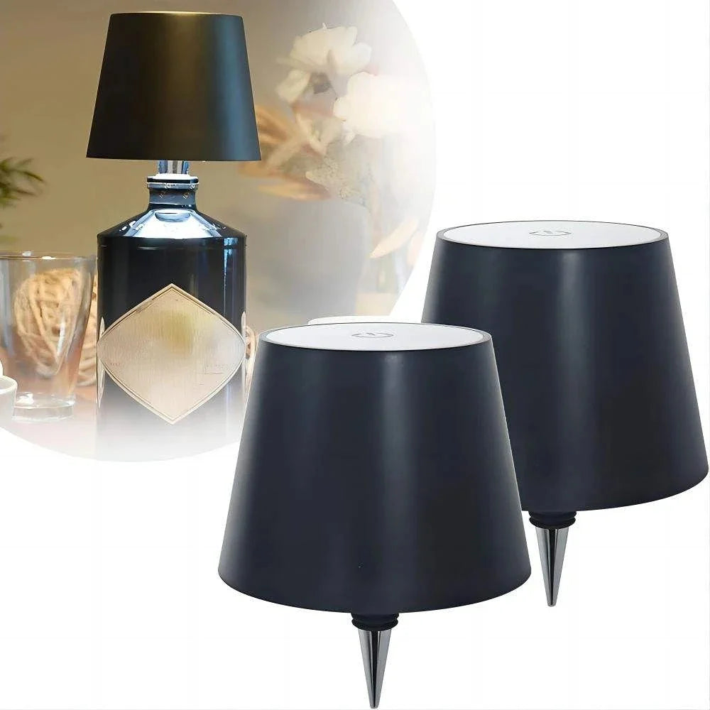 Touch-Control LED Bottle Light · USB Rechargeable · 3 Colors & Stepless Dimming