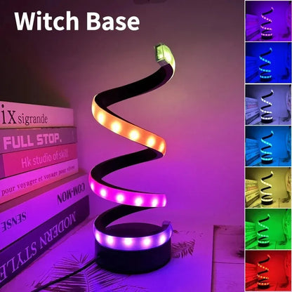 Spiral LED Night Light (3-Color Dimmable)