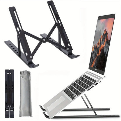 6-Level Adjustable Aluminum Laptop Stand