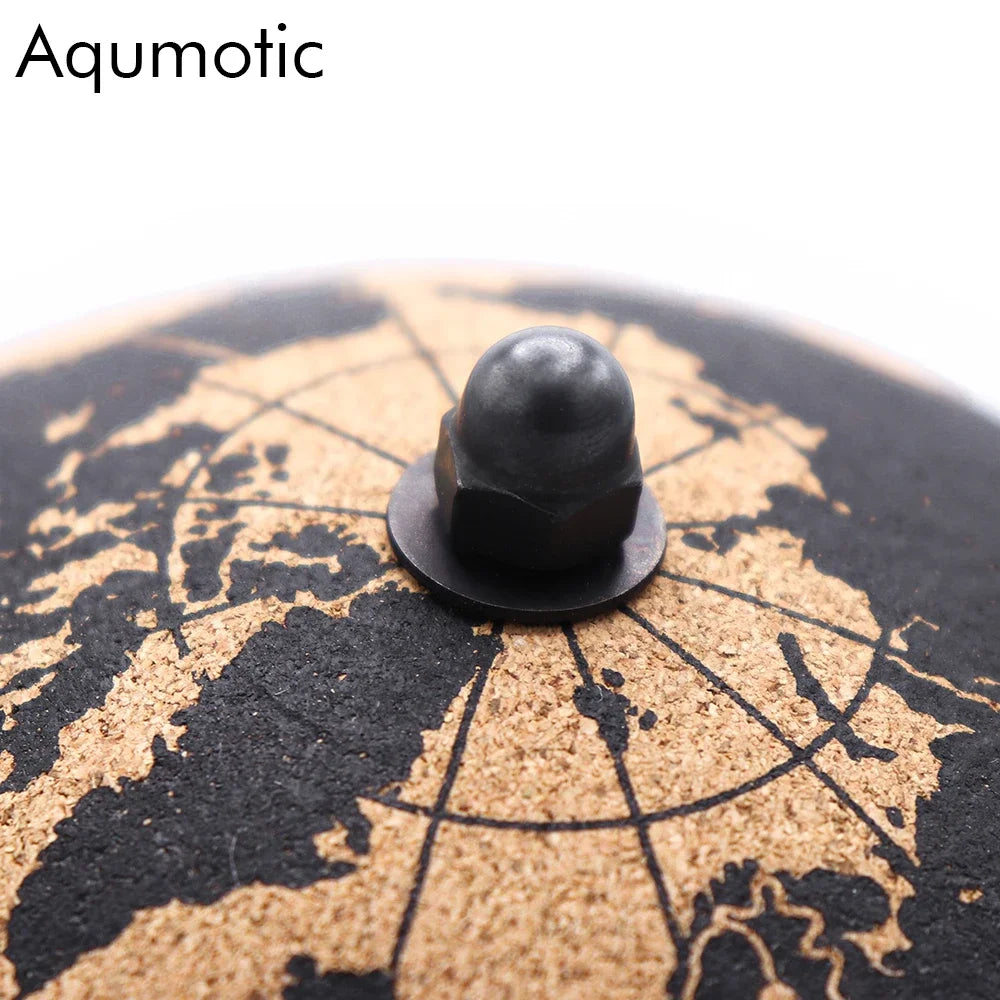 Aqumotic Cork Globe Message Board with Stand