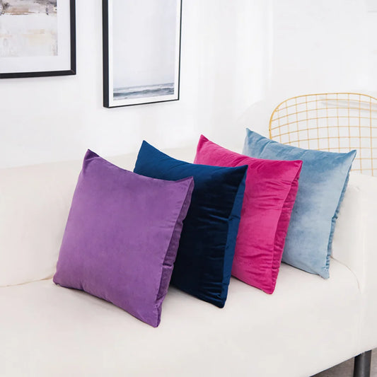 Velvet Throw Pillow Cover