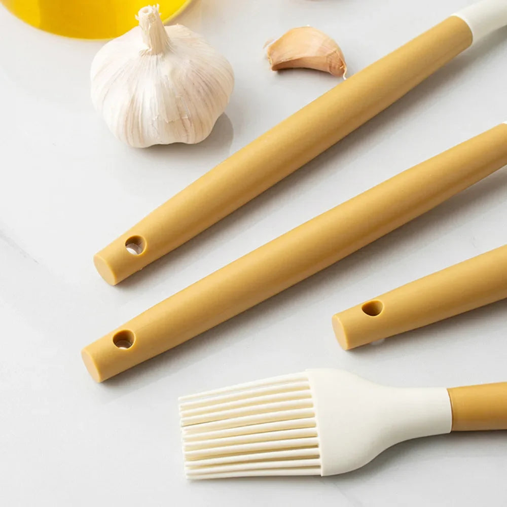 12-Piece Food-Grade Silicone Kitchen Utensils Set