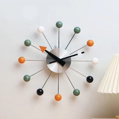 13-Inch Silent Pop-Color Modern Wall Clock