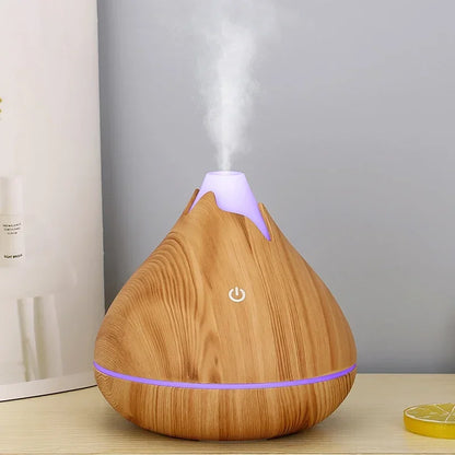 350 ml Wood-Grain Aroma Diffuser