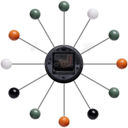 13-Inch Silent Pop-Color Modern Wall Clock
