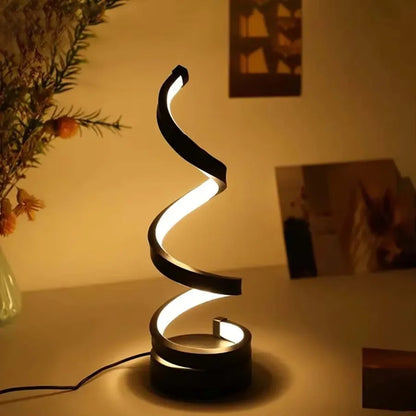 Spiral LED Night Light (3-Color Dimmable)