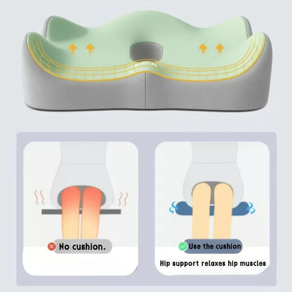 Memory Foam Seat Cushion – Ergonomic Comfort for Office