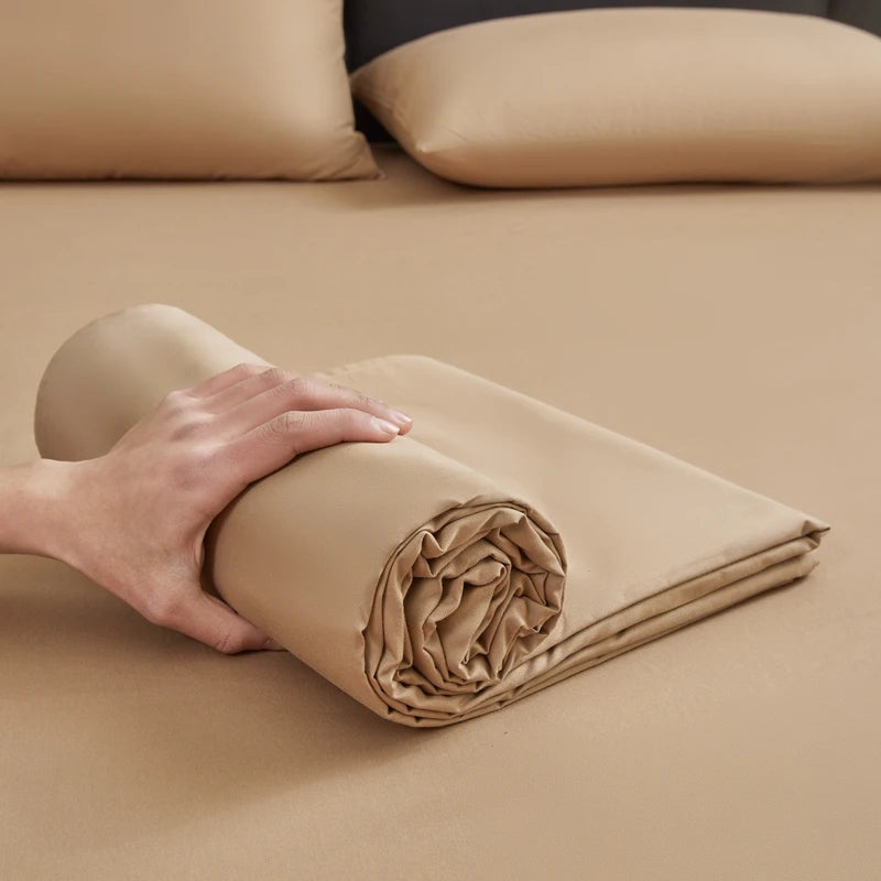 Wostar Summer 3-Piece Pure Cotton Flat Sheet Set