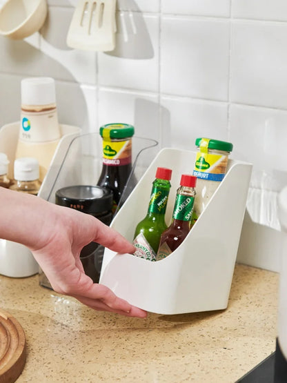 Inclined-Top Food & Sundries Storage Box Organizer
