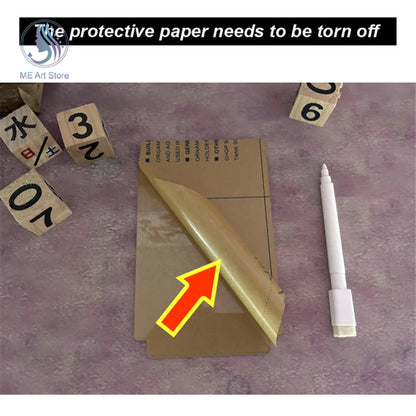 LED Acrylic Message Night Lamp – USB Writable Note Board