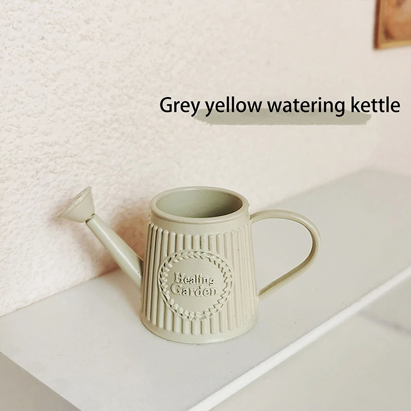 Retro Mini Coffee Pot Alloy Flower Vase