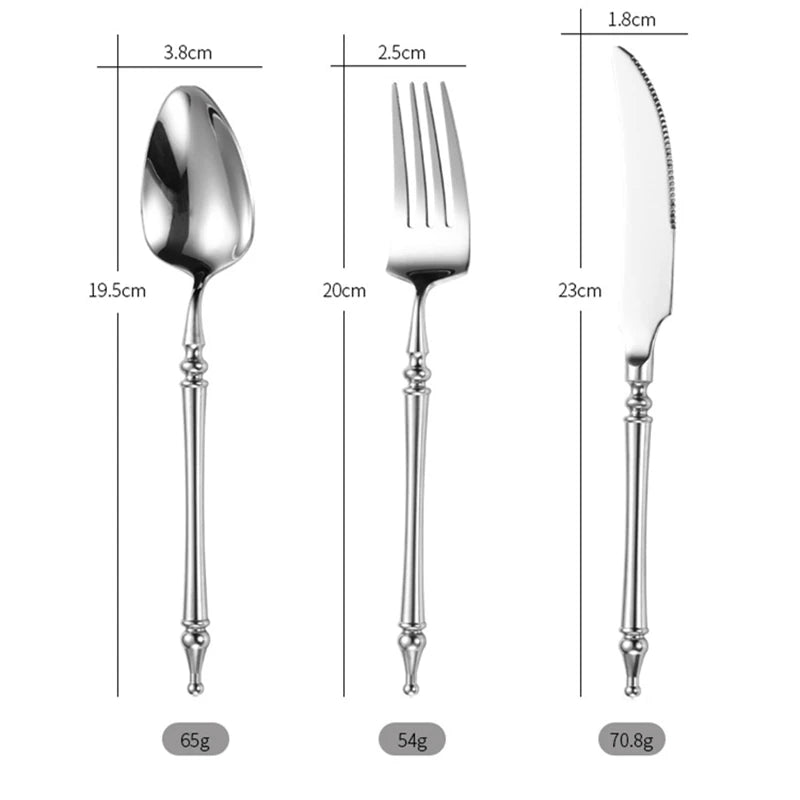 Slim Elegance 304 Stainless Steel Flatware Set