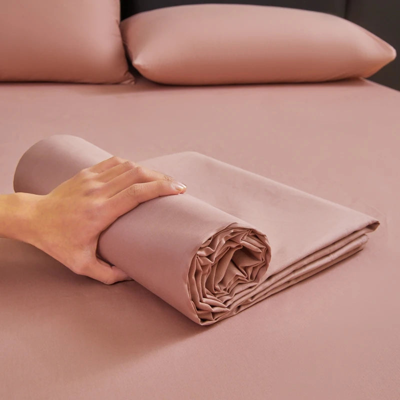 Wostar Summer 3-Piece Pure Cotton Flat Sheet Set