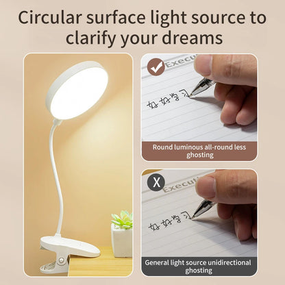 Foldable LED Clamp Desk Lamp