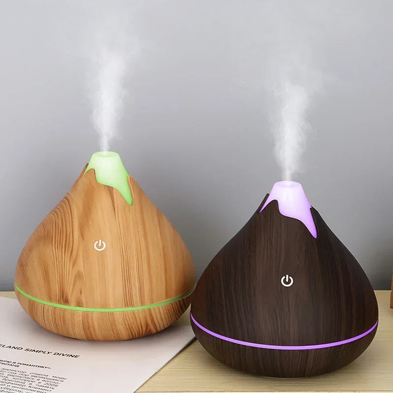 350 ml Wood-Grain Aroma Diffuser