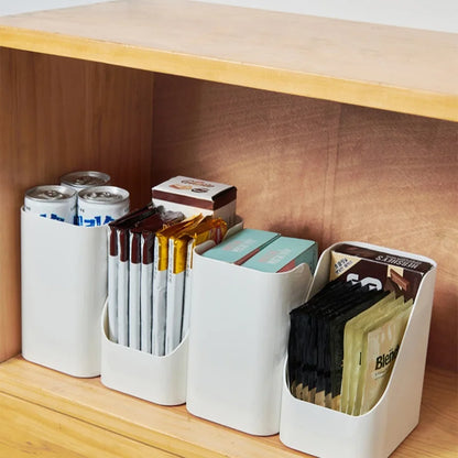 Inclined-Top Food & Sundries Storage Box Organizer