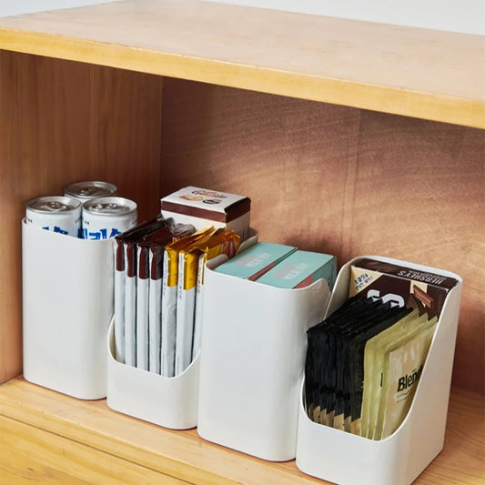 Inclined-Top Food & Sundries Storage Box Organizer