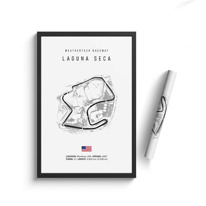 Vintage F1 Circuit Canvas Print