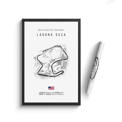 Vintage F1 Circuit Canvas Print