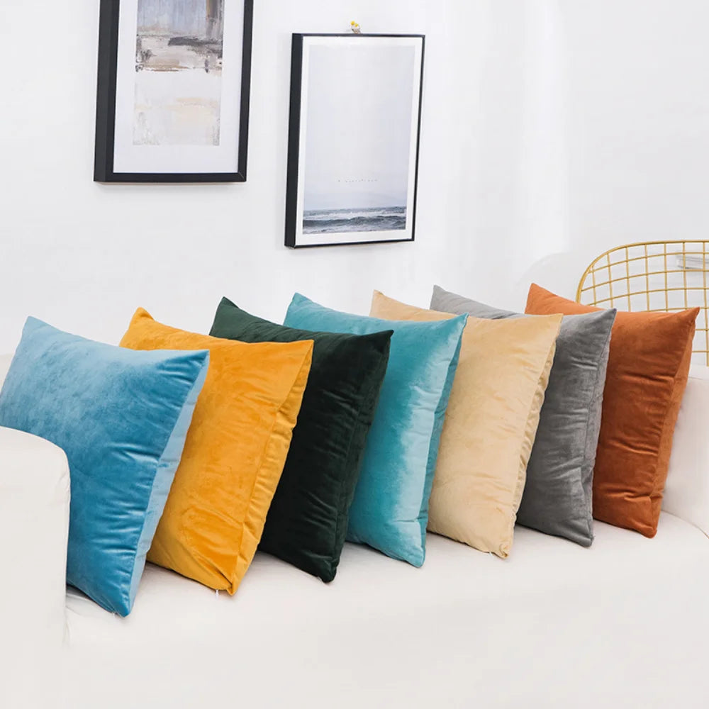 Velvet Throw Pillow Cover