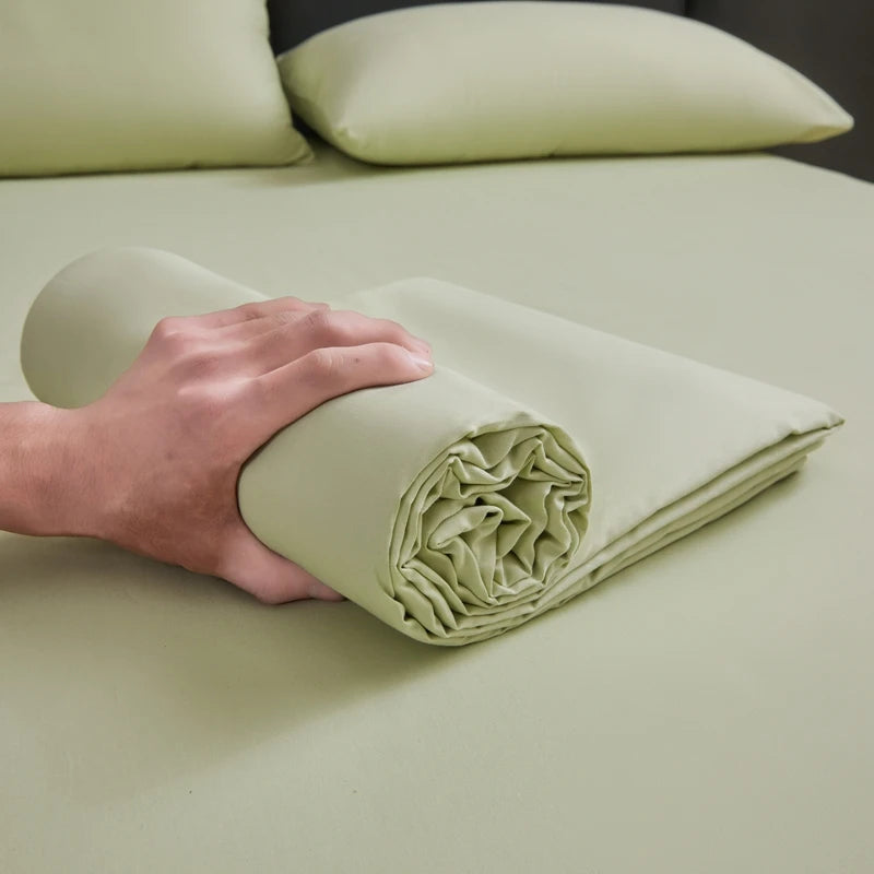 Wostar Summer 3-Piece Pure Cotton Flat Sheet Set