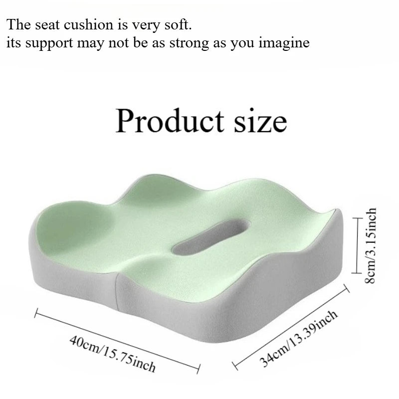 Memory Foam Seat Cushion – Ergonomic Comfort for Office