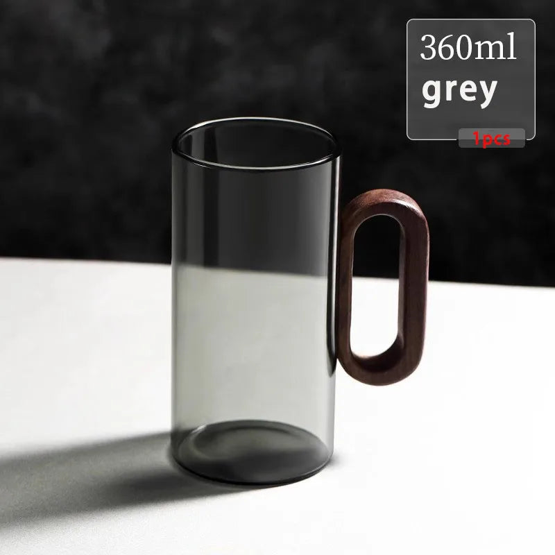 Large-Capacity Borosilicate Glass Drinking Cup – Single-Layer