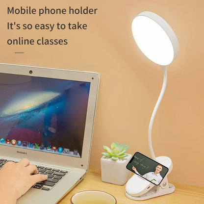 Foldable LED Clamp Desk Lamp