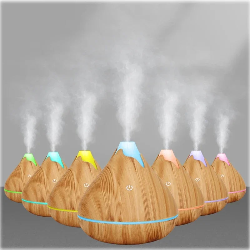 350 ml Wood-Grain Aroma Diffuser