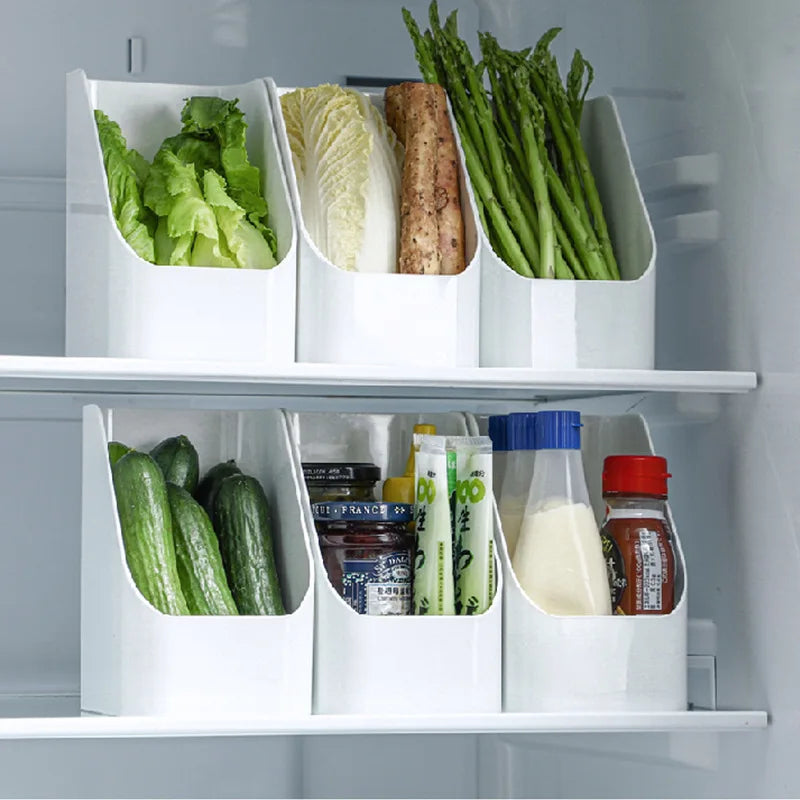 Inclined-Top Food & Sundries Storage Box Organizer