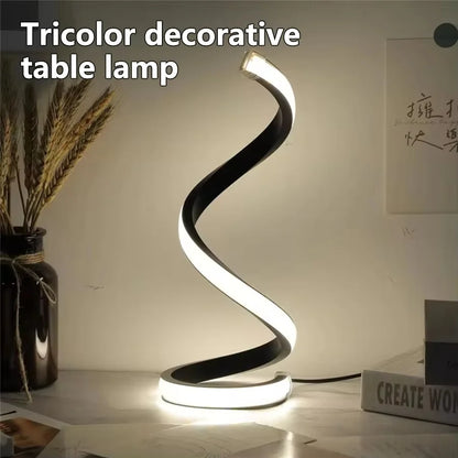 Spiral LED Night Light (3-Color Dimmable)