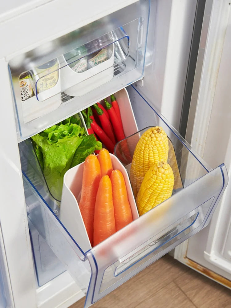 Inclined-Top Food & Sundries Storage Box Organizer