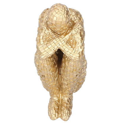 Abstract Resin Thinker Figurine – Modern Home & Office Decor