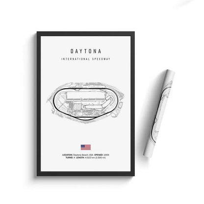 Vintage F1 Circuit Canvas Print