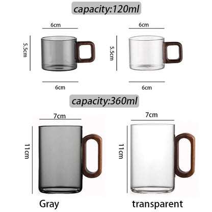 Large-Capacity Borosilicate Glass Drinking Cup – Single-Layer