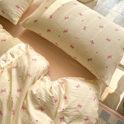 Korean Bow Bedding Set (2025 Edition)