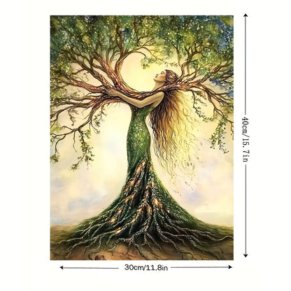 Tree of Life Wooden Framed Canvas